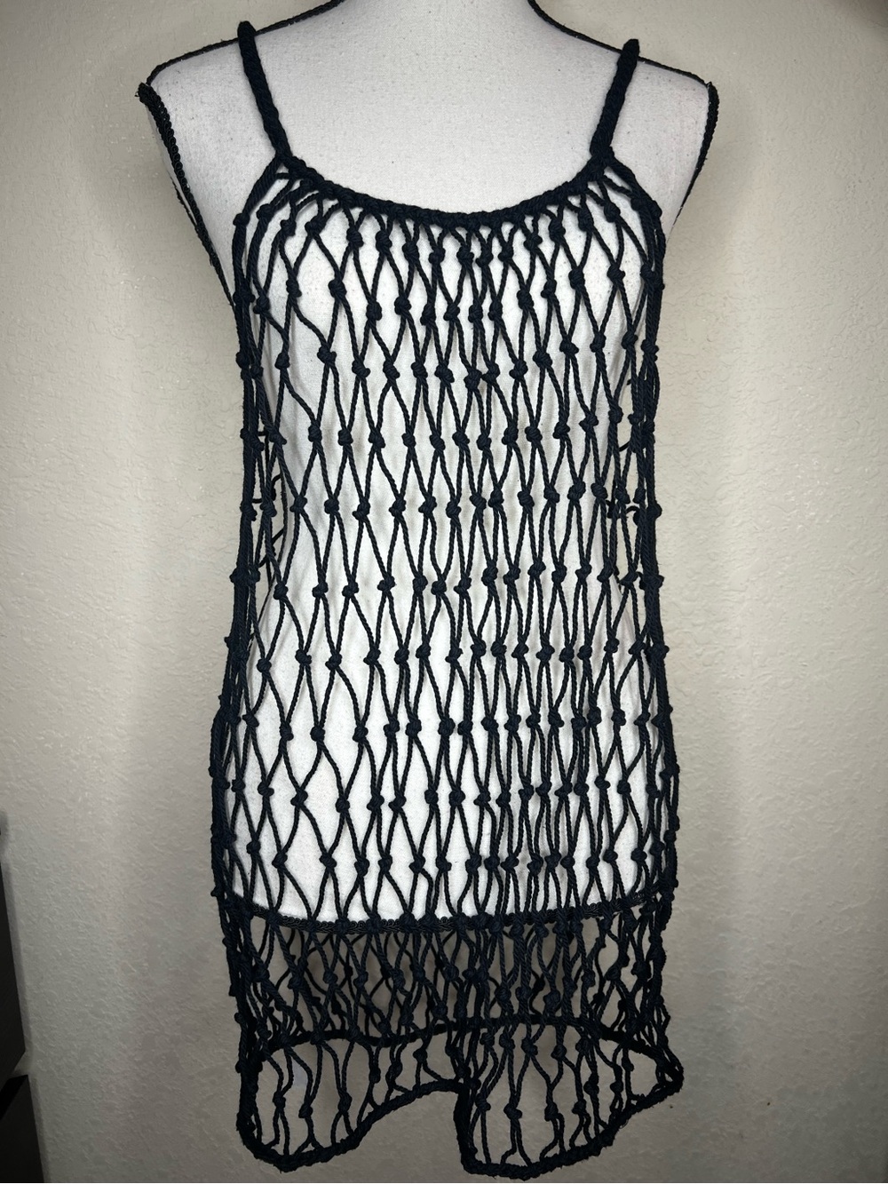 NEW Mikoh Macrame Cover Up Dress in Night